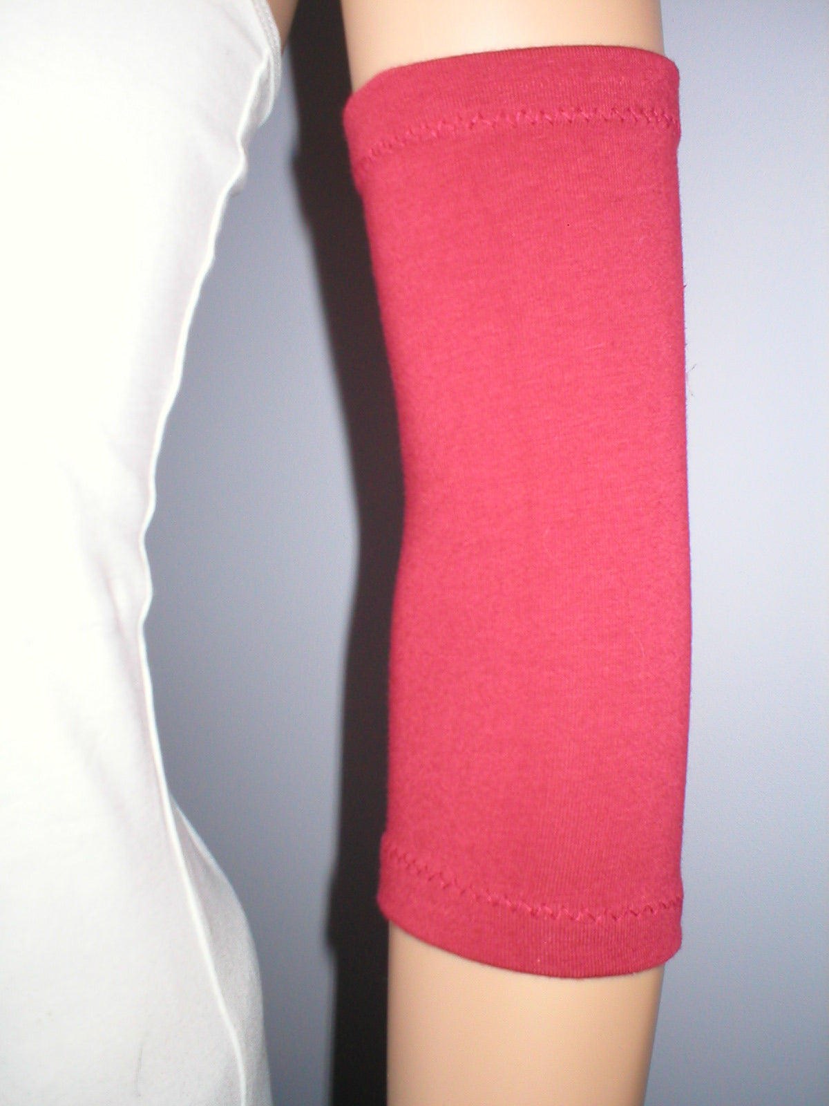 Small picc covers for chemo ports/diabetes monitors etc - Cherry